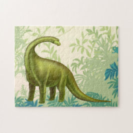 Quebra-cabeça do dinossauro do Brachiosaurus de