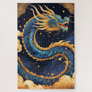 quebra-cabeça do dragão chinês
