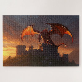 Quebra-cabeça do Dragão Galês Mitológico