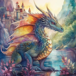 Quebra-cabeça do Dragão Místico