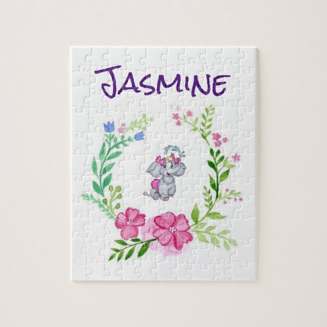 Quebra-cabeça do Elefante Jigsee (Vertical)