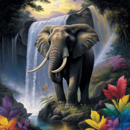 Quebra-cabeça do Elefante Jigsee