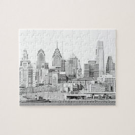 Quebra-cabeça do esboço de Philly