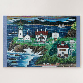Quebra-cabeça do farol de Yaquina