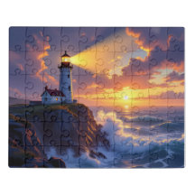 Quebra-cabeça do Farol do Pôr do Sol