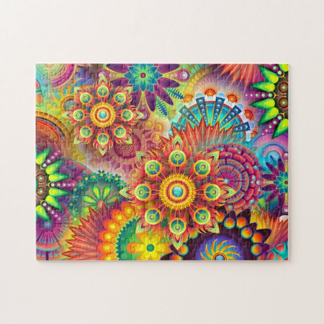 Quebra-cabeça do Festival de Flores (Horizontal)