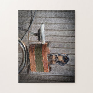 Quebra-cabeça do filhote de cachorro de Doxie