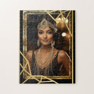 Quebra-cabeça do Flapper Jigsera dos Vinte Anos