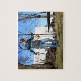 Quebra-cabeça do futebol de MC, 8" x 10", 110