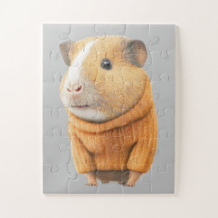 QUEBRA-CABEÇA DO HAMSTER FOFO DE SUÉTER