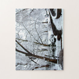 Quebra-cabeça do inverno da cidade