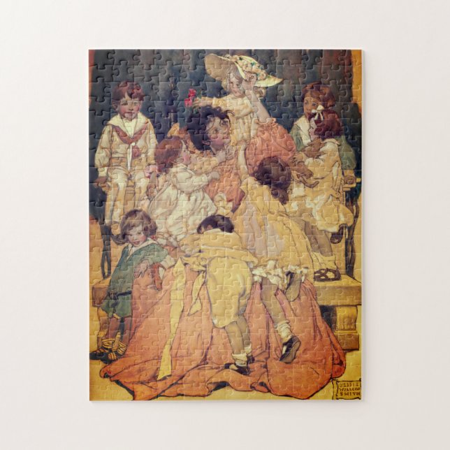 Quebra-cabeça do Jardim da Criança (Vertical)