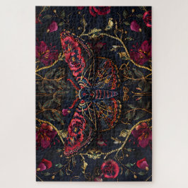 Quebra-cabeça do Jardim Noturno Moth Jigsera