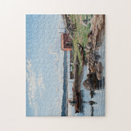 Quebra-cabeça do Jutholmen de Abrahamsson" motivo"