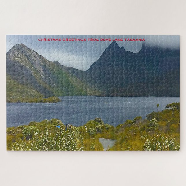 Quebra-cabeça do Lago Dove Tasmânia Austrália (Horizontal)