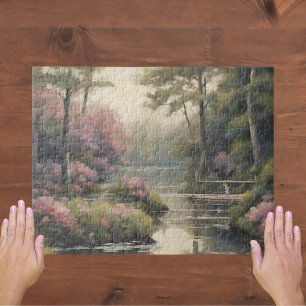 Quebra-cabeça do Lago Tranquil, 11" x 14", 252 peç