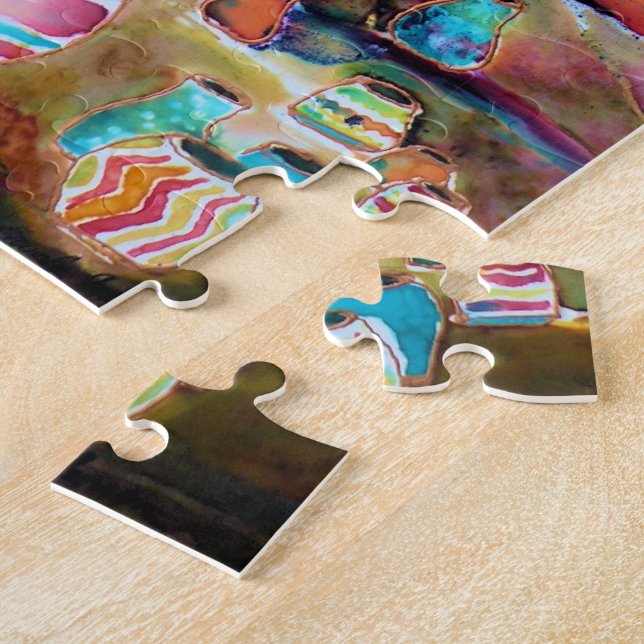 Quebra-cabeça do lírio de Santa Fé (Lateral)