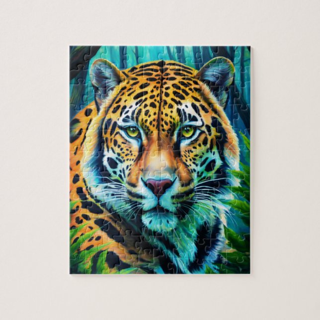 Quebra-cabeça do Logotipo do Tigre | Poderoso Queb (Vertical)