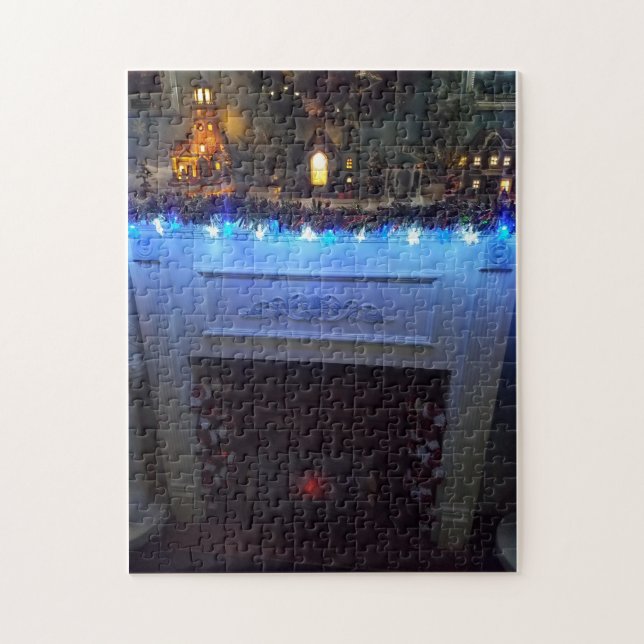 Quebra-cabeça do Mantel de Natal (Vertical)