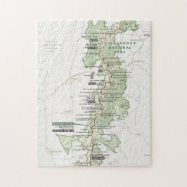 Quebra-cabeça do mapa de Shenandoah