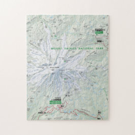 Quebra-cabeça do mapa do Monte Rainier