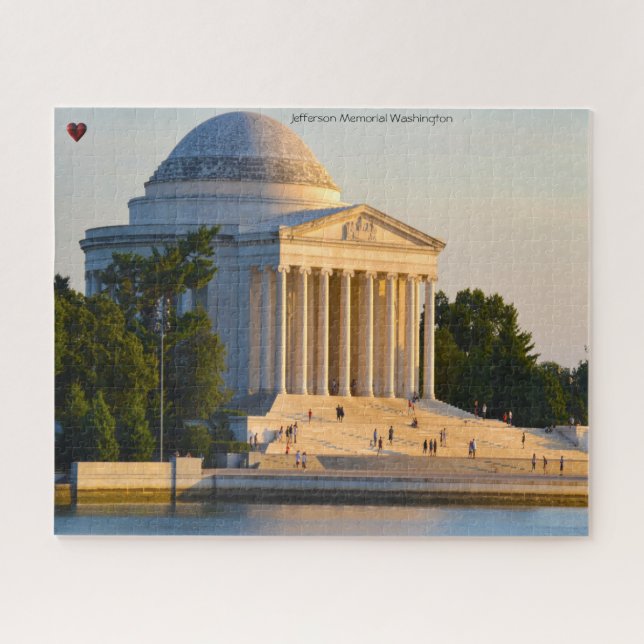 Quebra-cabeça do Memorial Jefferson Washington (Horizontal)