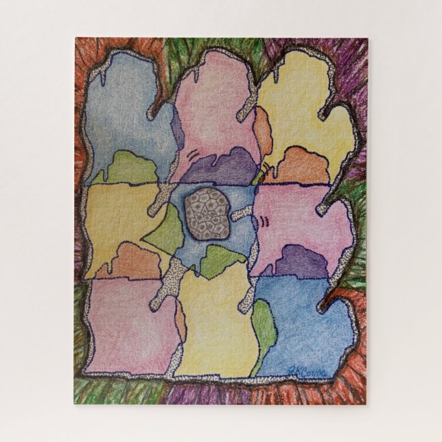 Quebra-cabeça do Michigan Themed (Vertical)