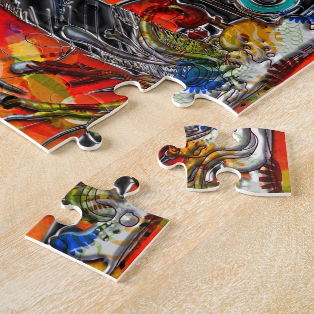 Quebra-cabeça Do microfone música aberta da parada não (Lateral)