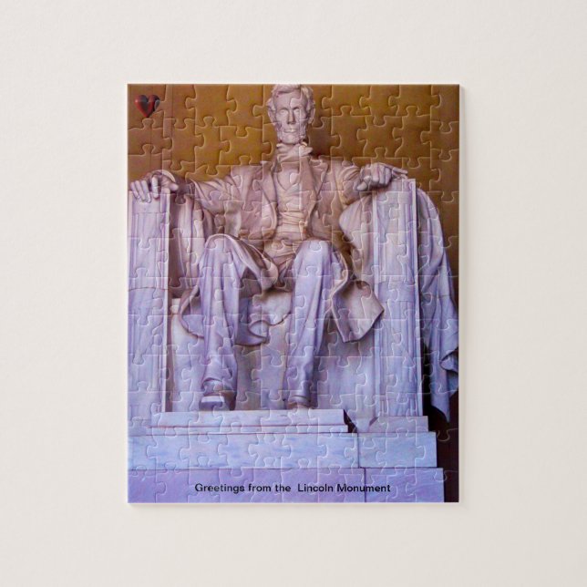 Quebra-cabeça do Monumento Lincoln (Vertical)