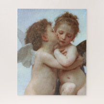 Quebra-cabeça do Namorados do Beijo de Bouguereau