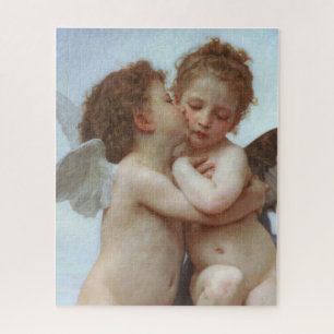 Quebra-cabeça do Namorados do Beijo de Bouguereau 