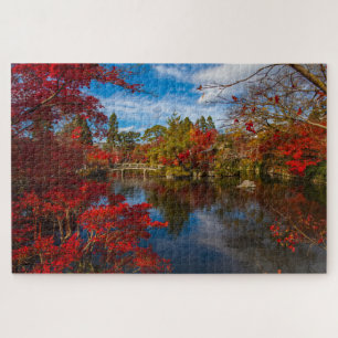 quebra-cabeça do parque japonês