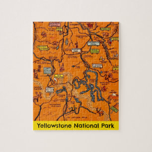 Quebra-cabeça do Parque Nacional Yellowstone