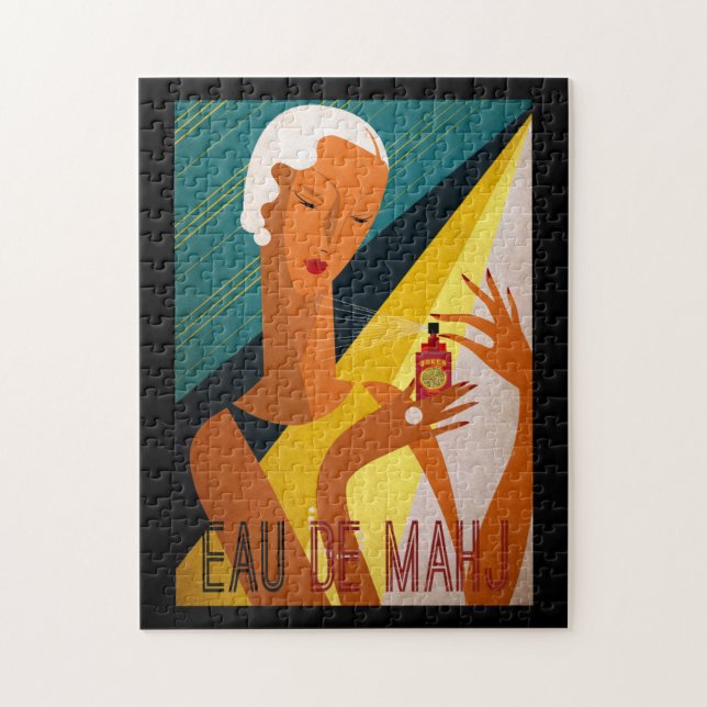 Quebra-cabeça do perfume da diva do Mah Jongg (Vertical)