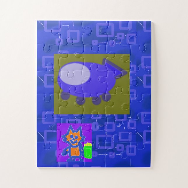 Quebra-cabeça do Pocorn Anime Spaceship (Vertical)