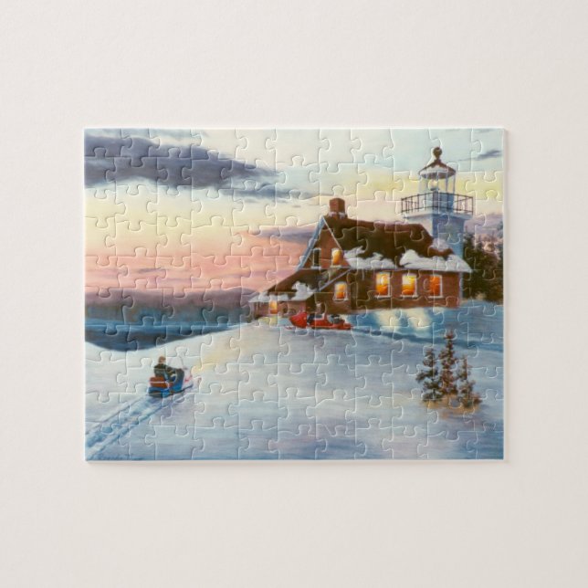 Quebra-cabeça do por do sol do Polaris (Horizontal)