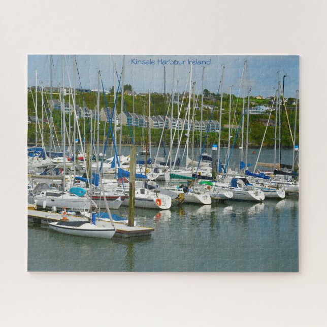 Quebra-cabeça do Porto de Kinsale Irlanda (Horizontal)