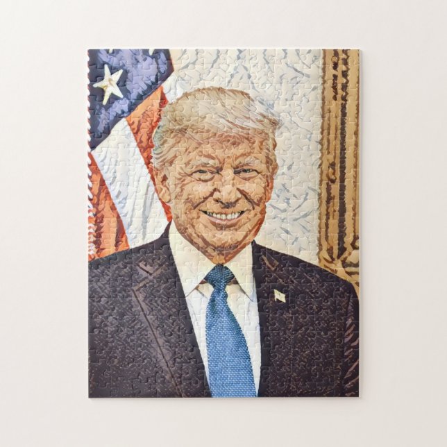 Quebra-cabeça do Presidente Donald Trump Art (Vertical)