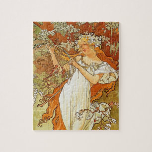 Quebra-cabeça do primavera de Nouveau Alphonse