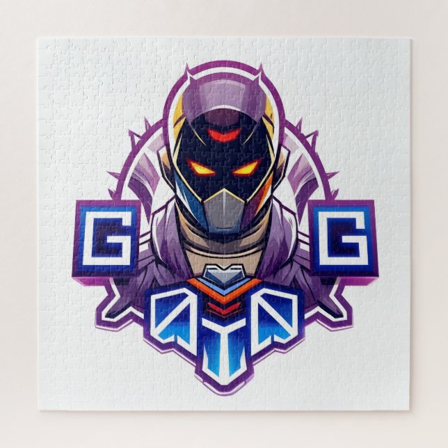 Quebra-cabeça do Quadrado do Cyber Gamer (Vertical)