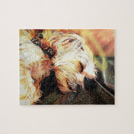 Quebra-cabeça do querubim do sono, 8" x 10", 110