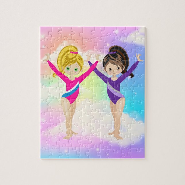 QUEBRA-CABEÇA DO RAINBOW GYMNASTICS GYMNAST (Vertical)