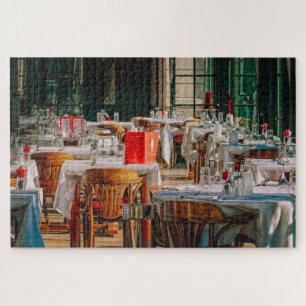 quebra-cabeça do restaurante francês