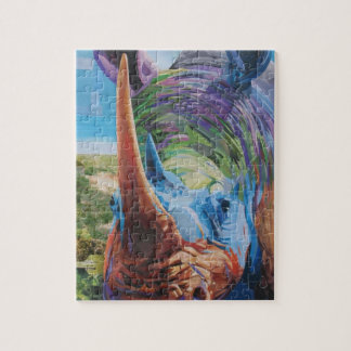 quebra-cabeça do rinoceronte