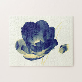 Quebra-cabeça do rosa do azul