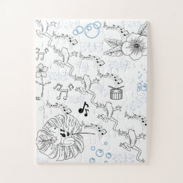 Quebra-cabeça do Sapo do artista