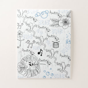 Quebra-cabeça do Sapo do artista