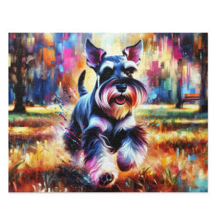 Quebra-cabeça do Schnauzer Miniatura: Zwergs Sal e