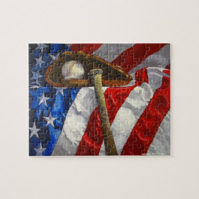 Quebra-cabeça do serrote de baseball (Horizontal)