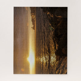 Quebra-cabeça do serrote esloveno - Sunset sobre P